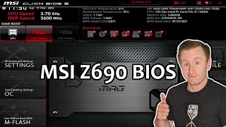 MSI Mag Z690 Tomahawk WiFi DDR4 Motherboard BIOS Overview