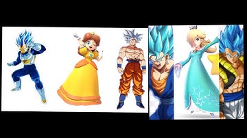 DBXV2: UI Goku, SSB/SSGSS Evolution Vegeta & Daisy vs SSB/SSGSS Gogeta, Rosalina & SSB/SSGSS Vegito