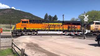 BNSF 8200 mixed/intermodal south at Palmer Lake with @SG118P