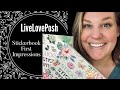 My LiveLovePosh Stickerbooks have arrived! | Hello Spring &amp; Green Blooms Stickerbook Flip Thru