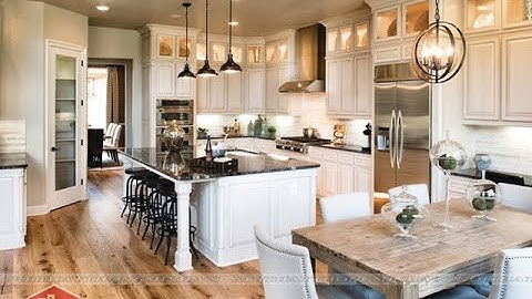 Nội thất nhà bếp sang trọng theo phong cách cổ điển