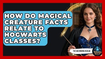 How Do Magical Creature Facts Relate to Hogwarts Classes? - The Wizarding Realm