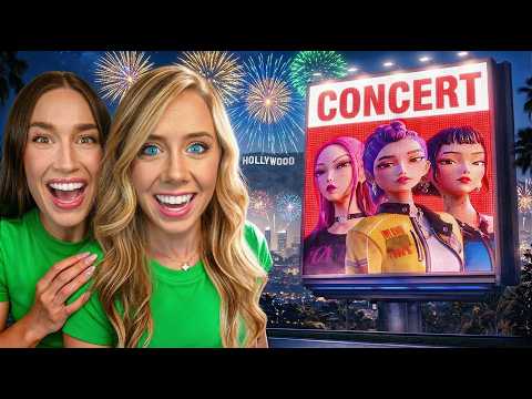 WE WENT TO THE KPOP DEMON HUNTERS CONCERT AT 3AM - THE MOVIE