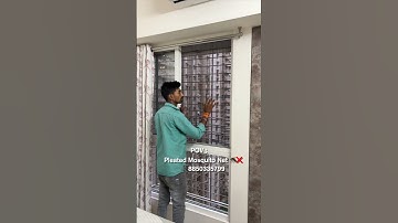 Pleated Mosquito Net for Windows & Doors | Easy Installation | Modern Insect Protection 2025