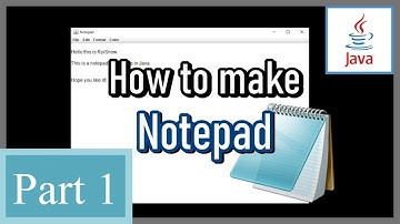 How to Make Notepad in Java  Swing (1/8) - Text Area with Scroll Bar