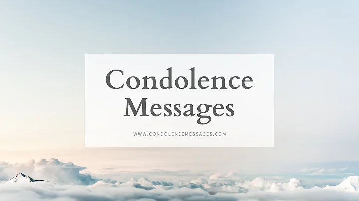 Condolence Messages - DayDayNews