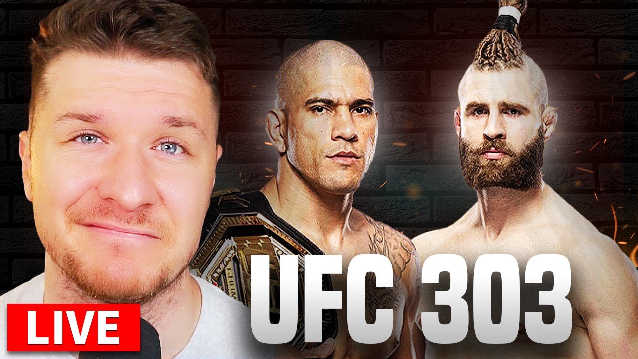 Alex Pereira vs Jirí Procházka UFC 303 LIVESTREAM Watch Party!!