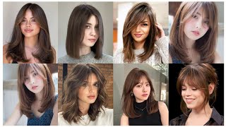 medium length haircut style