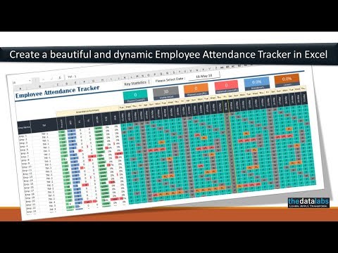 How to create a beautiful and dynamic Employee Attendance Tracker in Excel