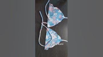 😃 Making Bikini From A T-shirt Sleeve | DIY