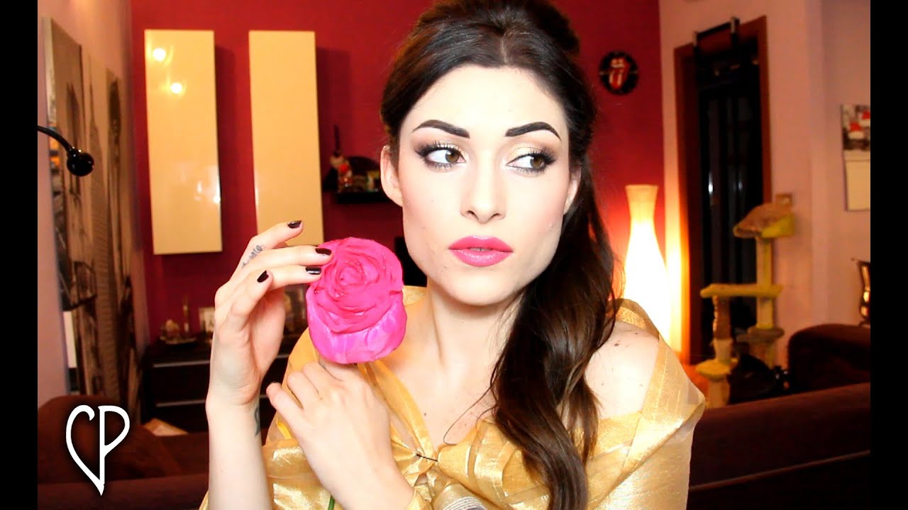 DISNEY PRINCESSES BELLE Makeup Tutorial CherylPandemonium YouTube