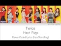 TWICE 트와이스 Next Page Colour Coded Lyrics Han Rom Eng mp3