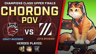 [ CH0R0NG ] The Coolest Cat | Crazy Raccoon vs ZETA Division | Champions Clash Upper Finals