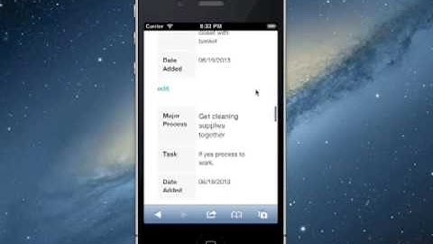 Task Analysis App Demo