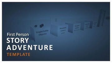 First Person Story Adventure Template for Unreal Engine - Version 1.5 (older Version)