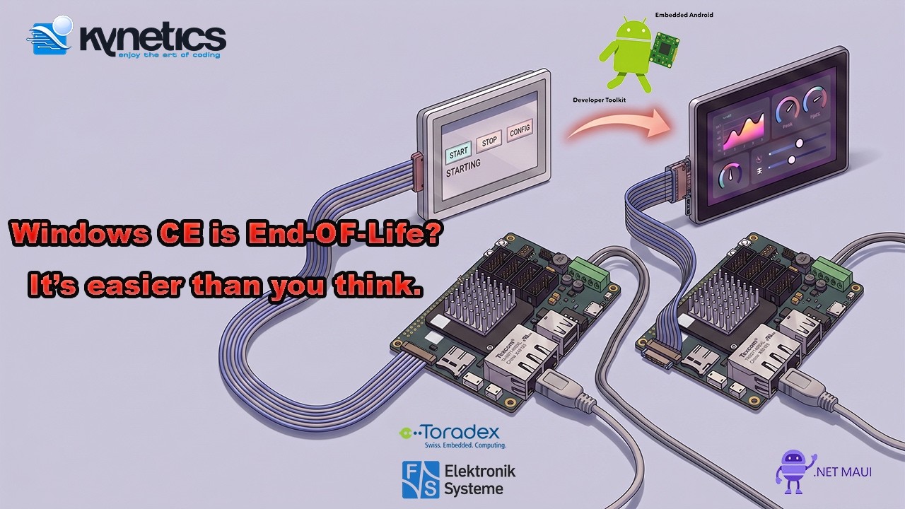 From Windows CE to Embedded Android with .NET MAUI | HMI & GPIO