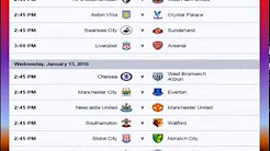 Chelsea FC Latinoamerica: Fixture Barclays Premier League 2015-2016