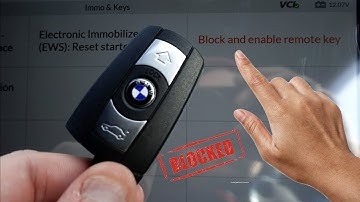 Hoe u **verloren BMW-sleutels** op uw BMW kunt blokkeren en uitschakelen