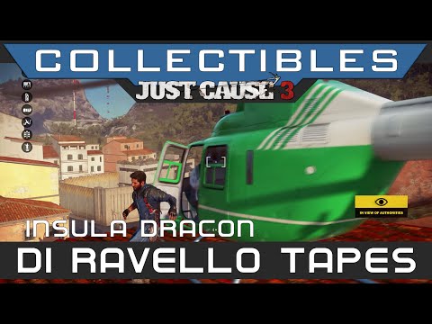 Just Cause 3-모든 Di Ravello 테이프 Insula Dracon-위치 안내