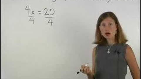 One-Step Multiplication Equations - MathHelp.com - Math Help