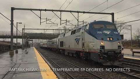 Amtrak Hawk Defect Detector Recordings
