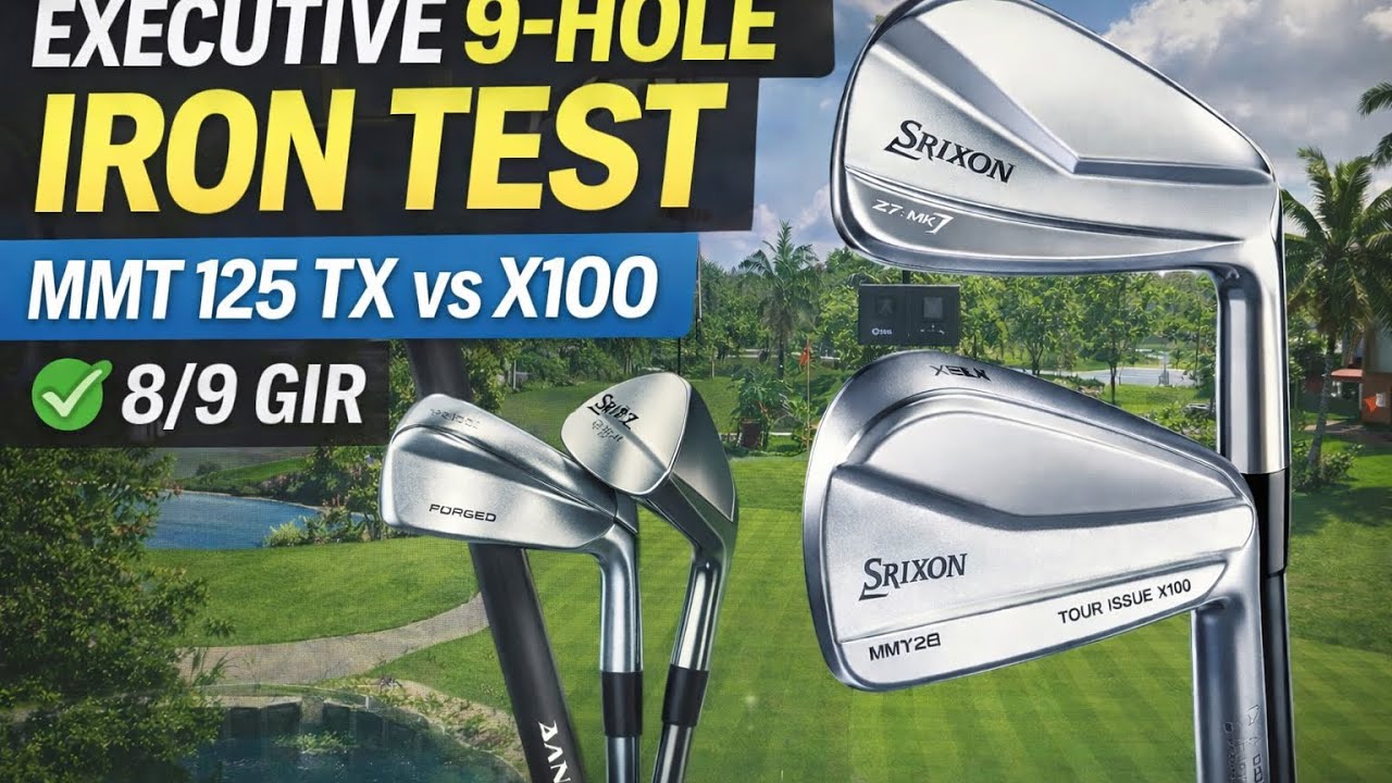 Executive 9-Hole Iron Test | @MitsubishiGolf MMT 125 TX vs X100