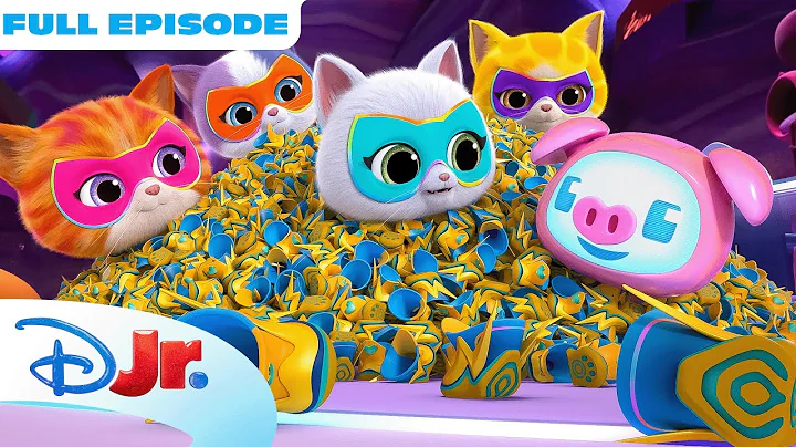 SuperKitties Full Episode | Mystery Boot Bandit / Slippery Situation | @disneyjr