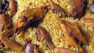 Pule me oriz ne tave; instrukcione hap-pas-hapi (Albanian chicken and rice recipe)