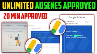 Unlimited Adsense Approval | Adsense Active Dashboard Without Website 2023 | Adsenes