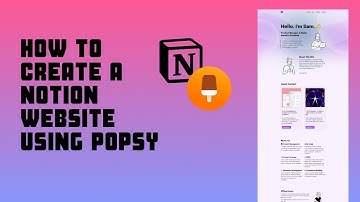 How to use Popsy with my Notion Website Template