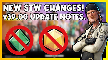 *NEW* Save the World Updates & Changes in v39.00 - Fortnite STW Update Commentary and Showcase