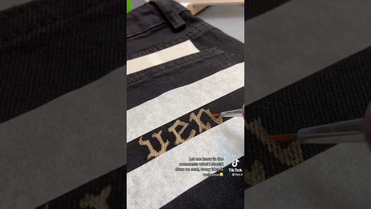 Let's Bleach Paint My Jeans