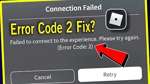 How to fix roblox error code 2 | Roblox error code 2 problem | Roblox error code 2 | Roblox error 2