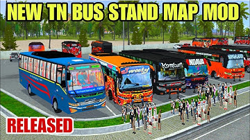 NEW TN BUS STAND MAP MOD RELEASED|BUS SIMULATOR INDONESIA 4.3.4