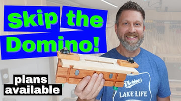 WAY CHEAPER than Festool Domino! Mortising Jig for Loose Tenons