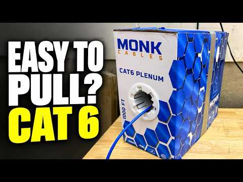 Monk Cables CAT6 Plenum Cable Review: My review video preview