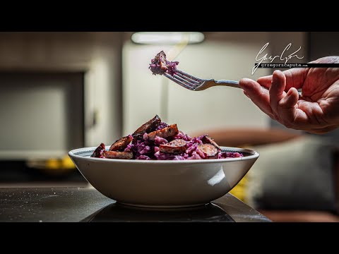 FIOLETOWY MAKARON
