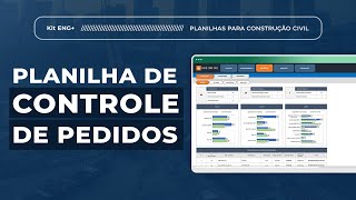 Planilha de Controle de Pedidos (para obras)