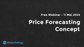 Price Forecasting | Free Webinar