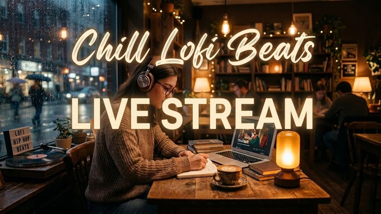 Chill Lofi Hip Hop Beats ☕ Cozy Cafe Ambience – Relaxing Study & Work Music