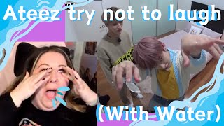 TRY NOT TO LAUGH CHALLENGE (WITH WATER) | ATEEZ CHAOTIC COMPILATIONS