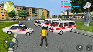 Ambulance Doctor and Tram Driver Simulator #18 - City Gangster Sim - Android Gameplay