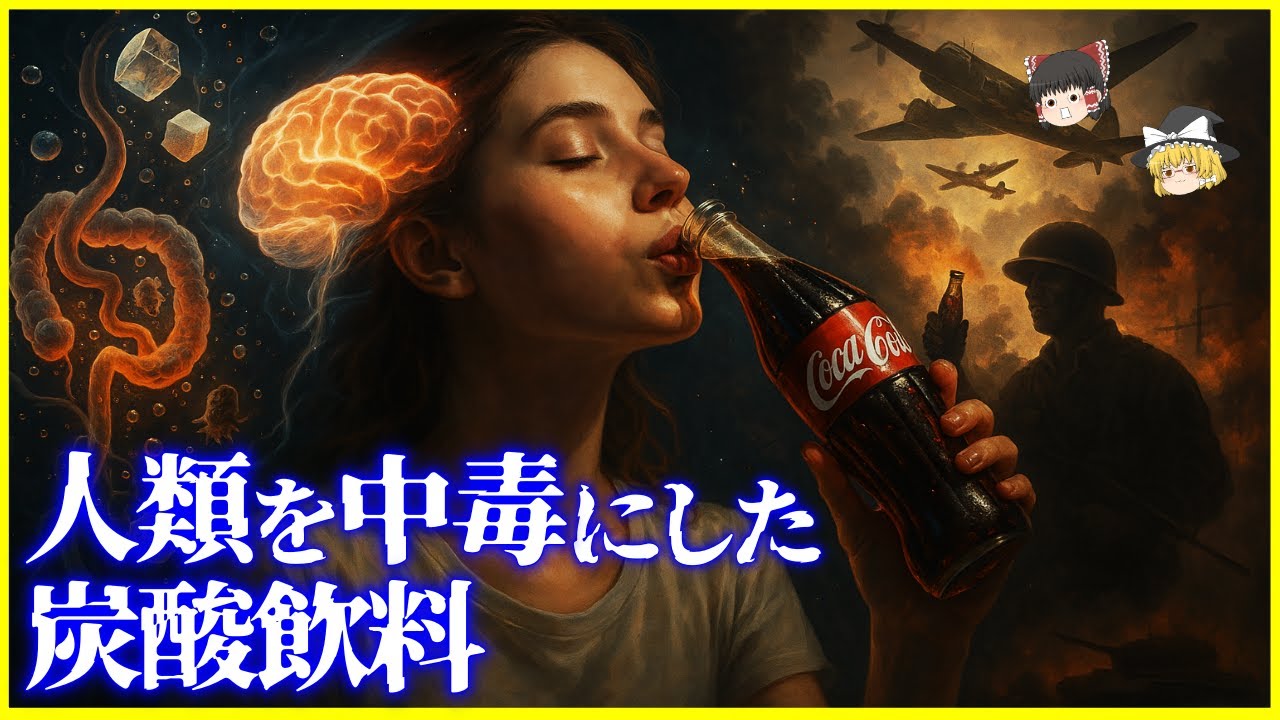 【ゆっくり解説】人類を中毒にした炭酸飲料…「コーラ」はなぜここまで広まったのか？を解説/進化が決めた味覚の罠…砂糖・カフェイン・炭酸が脳をハックするメカニズムとは