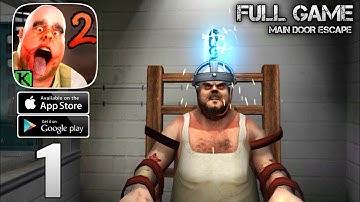 Mr Meat 2 : Horror Prison Gameplay Walkthrough Part 1 - Main Door Escape - Full Game (Android,IOS)