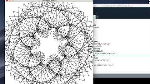 Rotating Triangle Spiral