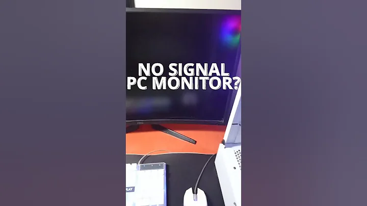 How to fix No Signal PC Monitor ? #gaming #pc