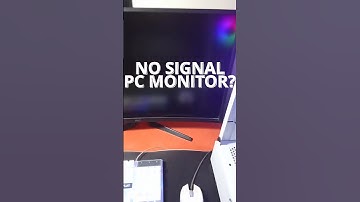 How to fix No Signal PC Monitor ? #gaming #pc