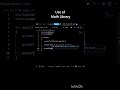 Math in C made easy! 🧠 From pow() to sqrt(), here is how the math library turns your terminal👇