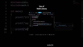 Math in C made easy! 🧠 From pow() to sqrt(), here is how the math library turns your terminal👇