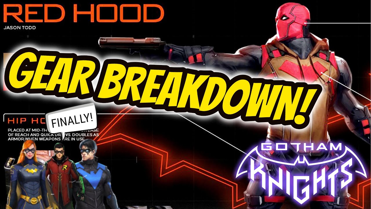 Gotham Knights Red Hood Gear Breakdown Finally Youtube